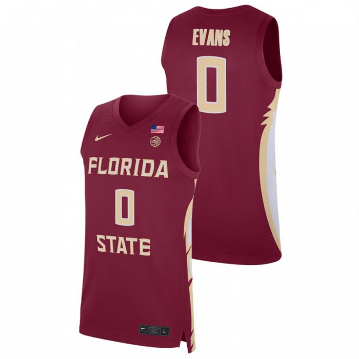 Florida State Seminoles RayQuan Evans Basketball Replica Jersey Red For Men