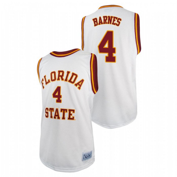 Florida State Seminoles Scottie Barnes Basketball Original Retro Jersey White For Men
