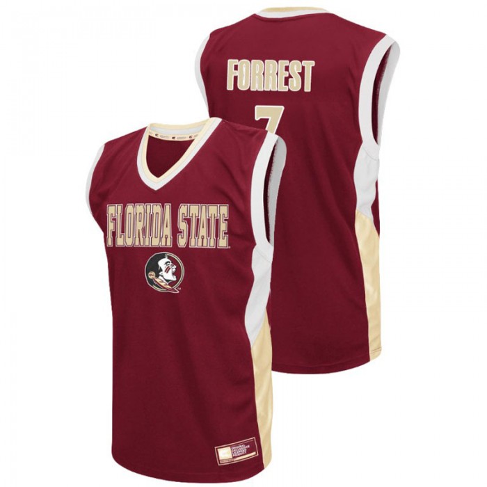 Florida State Seminoles College Basketball Red Trent Forrest Fadeaway Jersey