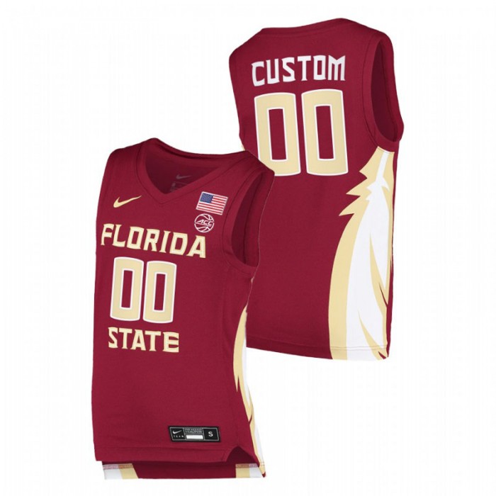 Florida State Seminoles Custom Jersey College Basketball Garnet Replica Men