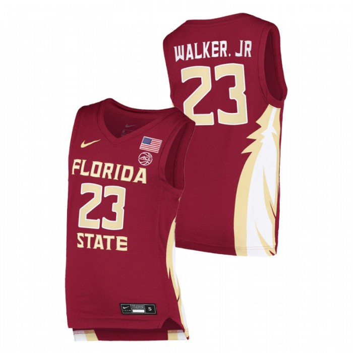 Florida State Seminoles M.J. Walker Jersey College Basketball Garnet Replica Men