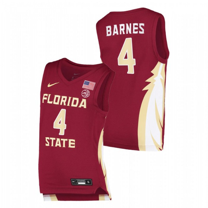 Florida State Seminoles Scottie Barnes Jersey College Basketball Garnet Replica Men