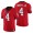 Georgia Bulldogs Nolan Smith Block Number Font Jersey #4 Red 2022 Chick-Fil-A Uniform