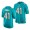 2022 NFL Draft Channing Tindall Jersey Miami Dolphins Aqua Game