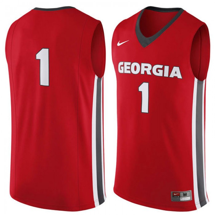 Georgia Bulldogs #16 Red Basketball For Men Jersey