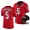 Adonai Mitchell Georgia Bulldogs 2021 CFP National Champions Red Free Hat 5 Jersey Men