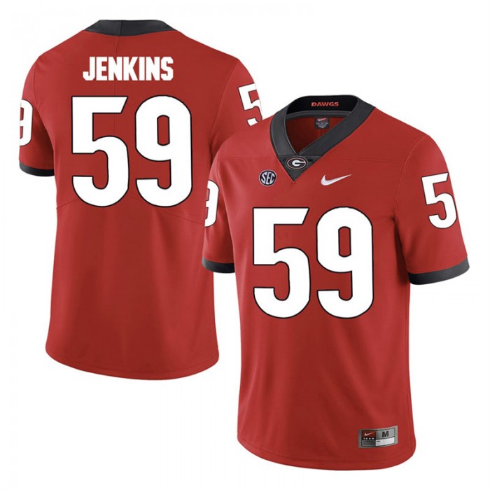 Georgia Bulldogs Jordan Jenkins #59 College Football Game Jersey