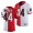 Georgia Bulldogs Travon Walker Split Edition Jersey #44 Red White College Football Uniform
