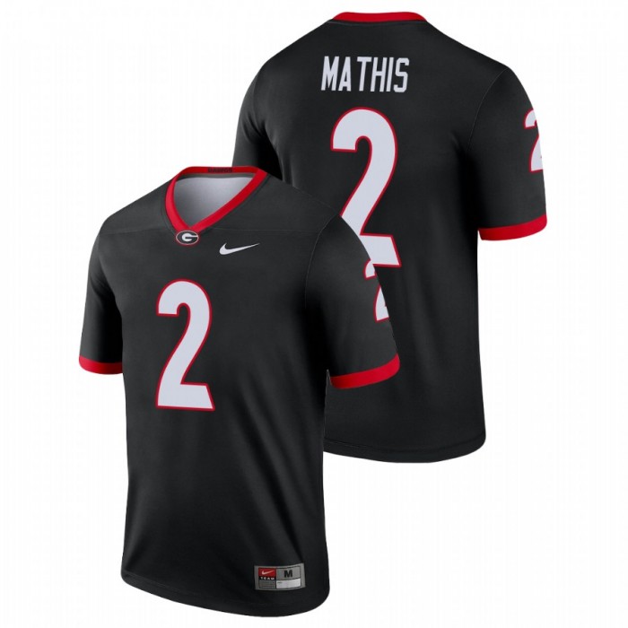 Georgia Bulldogs Legend D'Wan Mathis Alternate Jersey Black For Men