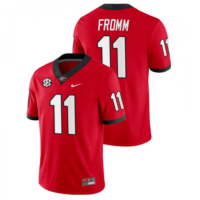 Jake Fromm Georgia Bulldogs College Football Home Game Red Jersey For Men