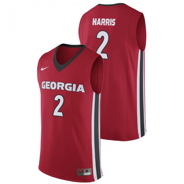 Georgia Bulldogs College Basketball Red Jordan Harris Replica Jersey