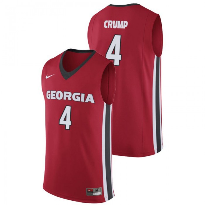 Georgia Bulldogs College Basketball Red Tyree Crump Replica Jersey