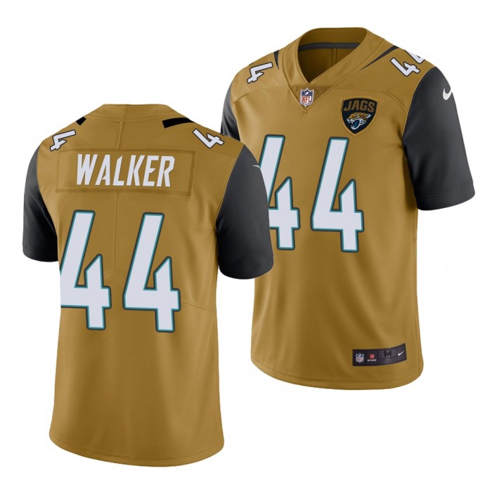 Travon Walker Jacksonville Jaguars 2022 NFL Draft Gold Men Color Rush Jersey Georgia Bulldogs