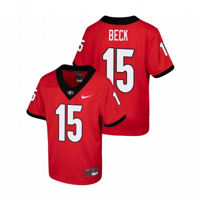 Georgia Bulldogs Carson Beck Game Jersey Youth Red