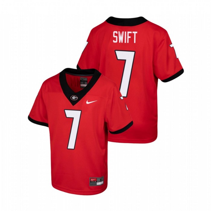 Georgia Bulldogs D'Andre Swift Game Jersey Youth Red