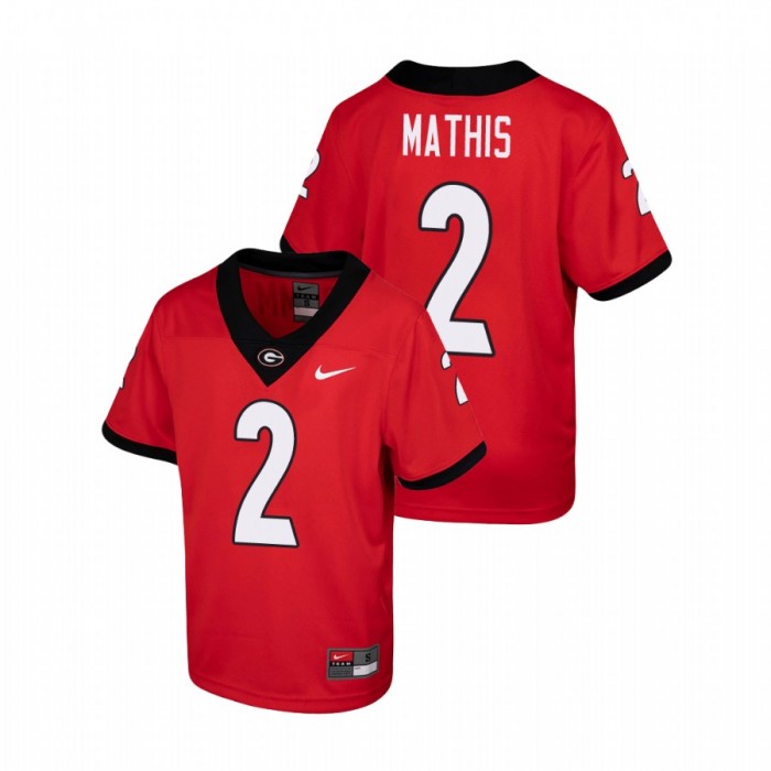 Georgia Bulldogs D'Wan Mathis Game Jersey Youth Red