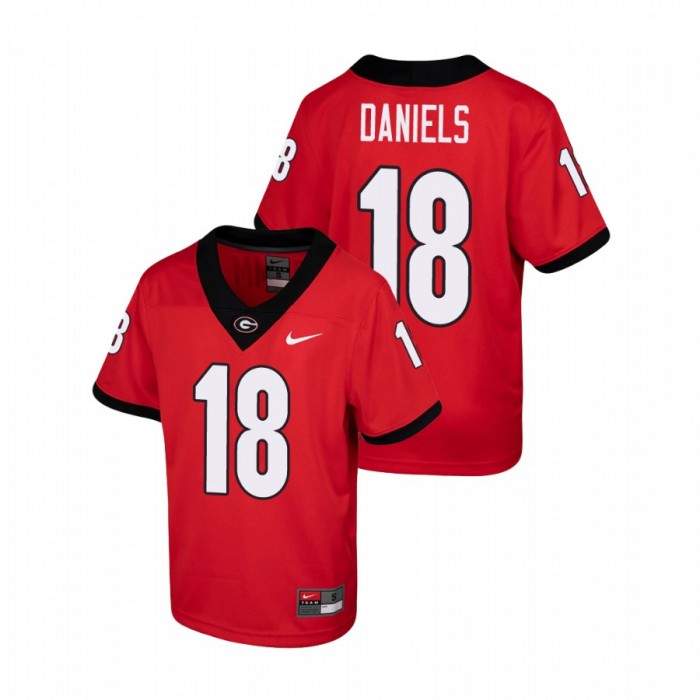 Georgia Bulldogs JT Daniels Game Jersey Youth Red