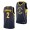 2022 NBA Draft Andrew Nembhard #2 Pacers Navy Icon Edition Jersey Gonzaga Bulldogs