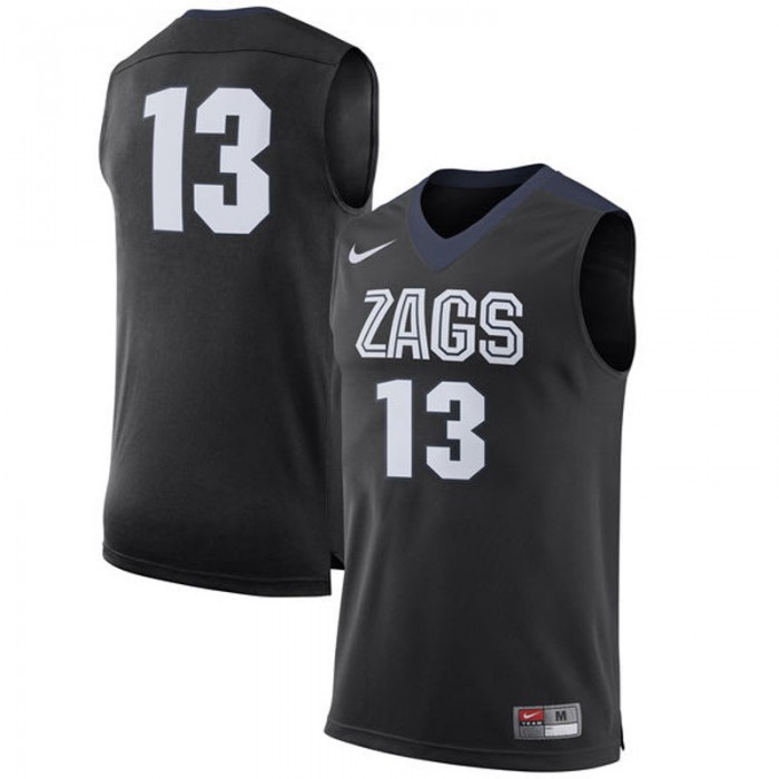 Gonzaga Bulldogs #13 Black Basketball For Men Jersey