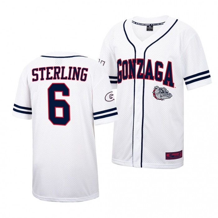 Grayson Sterling Gonzaga Bulldogs 2022 College Baseball Men Jersey-White