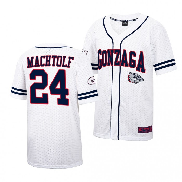 Jack Machtolf Gonzaga Bulldogs 2022 College Baseball Men Jersey-White