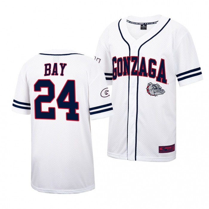 Jason Bay Gonzaga Bulldogs College Baseball Men Jersey-White