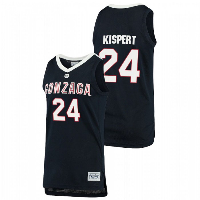 Gonzaga Bulldogs Corey Kispert Jersey Original Retro Brand Navy Alumni Basketball For Men