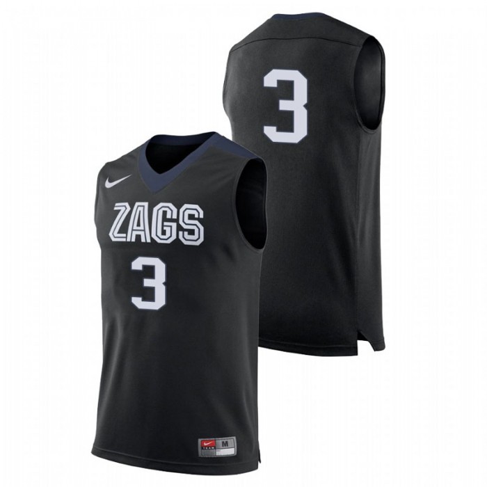 Gonzaga Bulldogs College Basketball Black Filip Petrusev Replica Jersey For Men