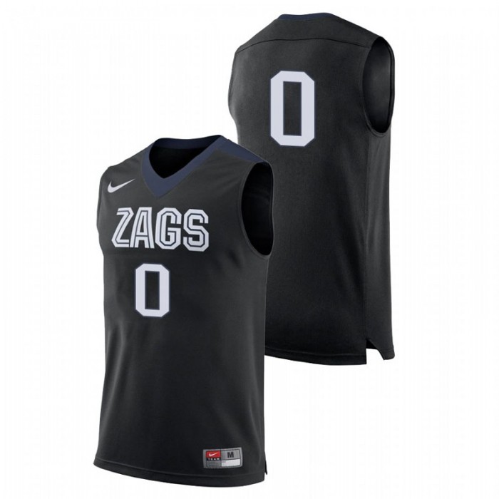 Gonzaga Bulldogs College Basketball Black Geno Crandall Replica Jersey For Men