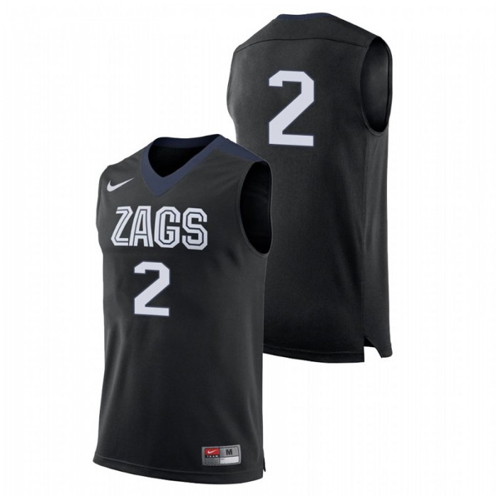 Gonzaga Bulldogs College Basketball Black Jack Beach Replica Jersey For Men