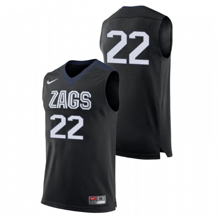 Gonzaga Bulldogs College Basketball Black Jeremy Jones Replica Jersey For Men