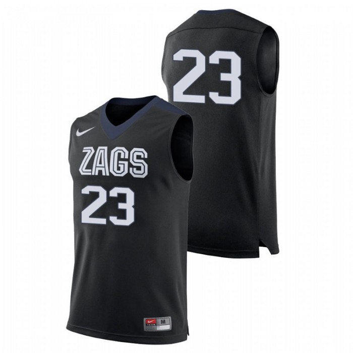 Gonzaga Bulldogs College Basketball Black Zach Norvell Jr. Replica Jersey For Men
