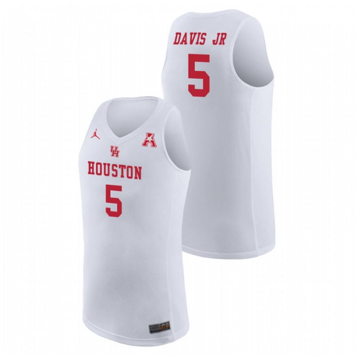 Houston Cougars College Basketball White Corey Davis Jr. Replica Jersey For Men