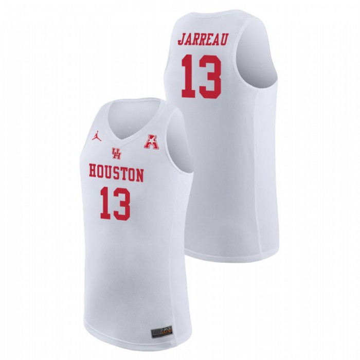 Houston Cougars College Basketball White Dejon Jarreau Replica Jersey For Men
