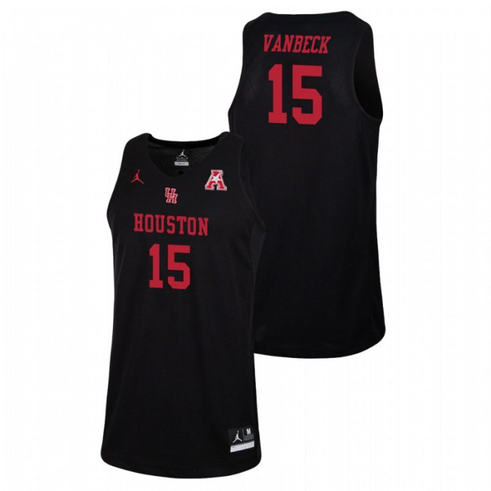 Houston Cougars College Basketball Black Neil VanBeck Replica Jersey For Men