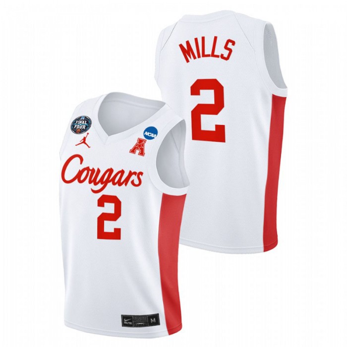 Houston Cougars Caleb Mills 2021 March Madness Final Four Classic Jersey White Men