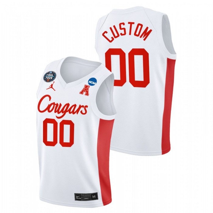 Houston Cougars Custom 2021 March Madness Final Four Classic Jersey White Men