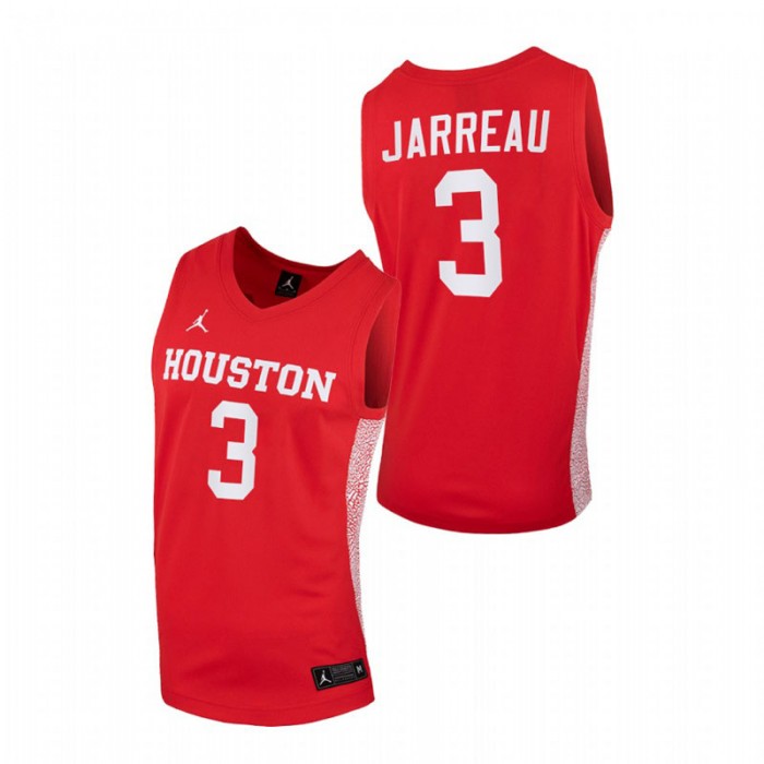 Houston Cougars Replica DeJon Jarreau College Basketball Jersey Red Men
