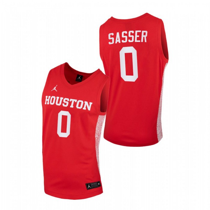 Houston Cougars Replica Marcus Sasser College Basketball Jersey Red Men