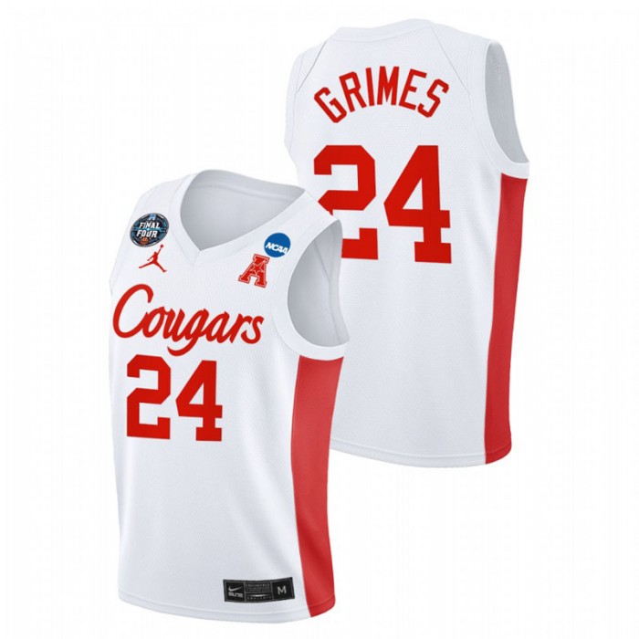 Houston Cougars Quentin Grimes 2021 March Madness Final Four Classic Jersey White Men