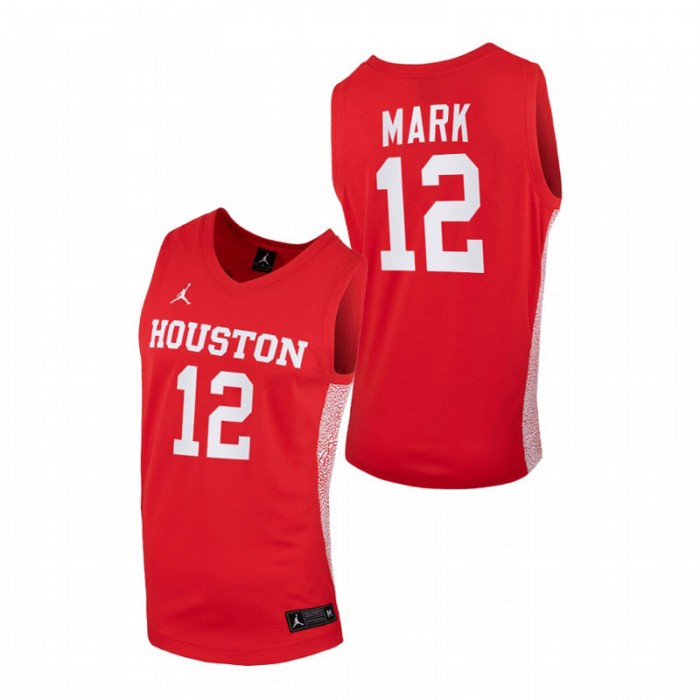 Houston Cougars Replica Tramon Mark College Basketball Jersey Red Men