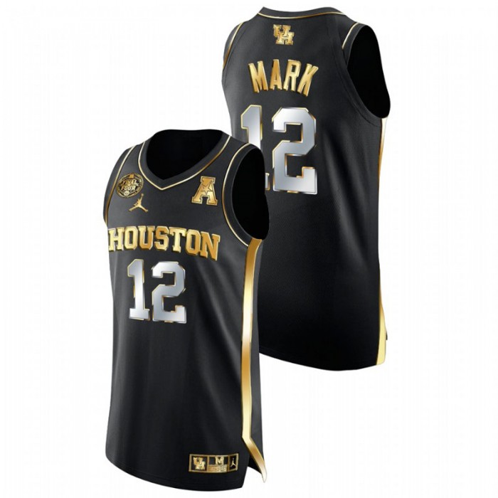 Houston Cougars Tramon Mark 2021 March Madness Final Four Golden Authentic Jersey Black Men