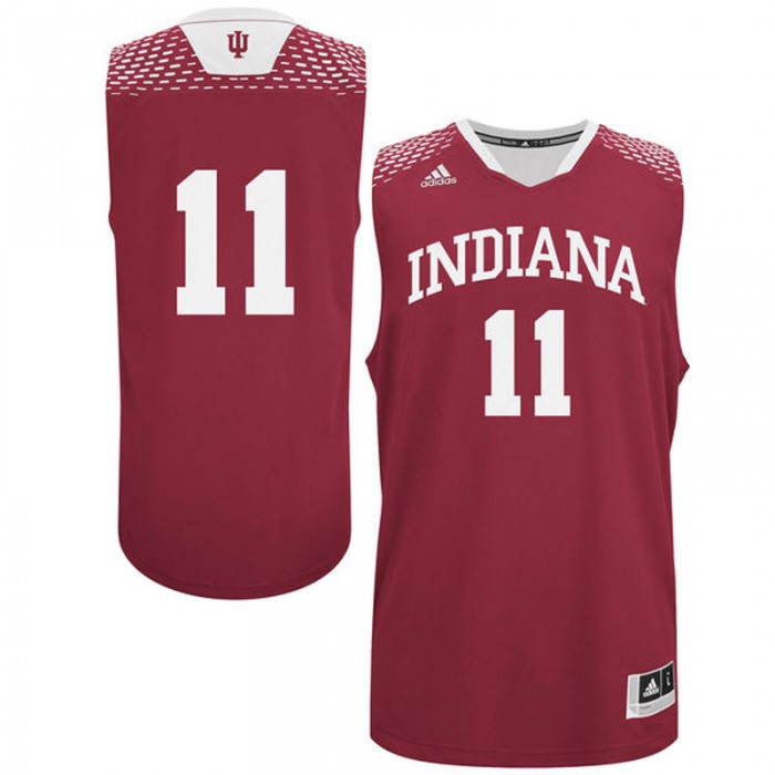 Indiana Hoosiers #11 Cream Basketball For Men Jersey