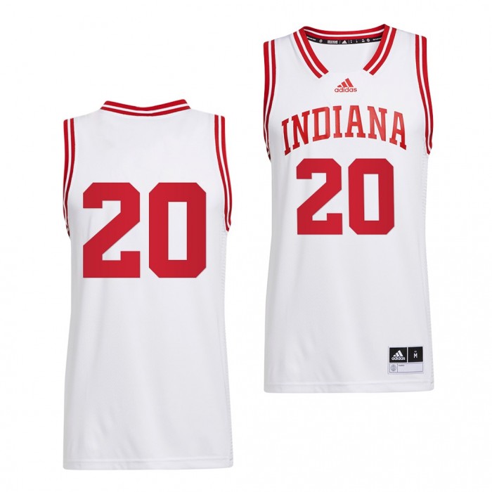 Indiana Hoosiers Jared Jeffries #20 White Reverse Retro Uniform Alumni Basketball Jersey