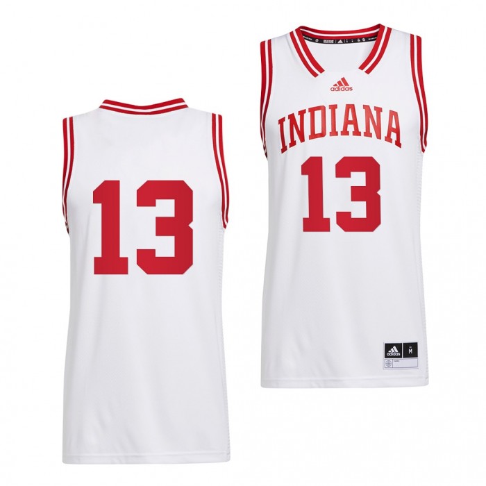 Indiana Hoosiers Juwan Morgan #13 White Reverse Retro Uniform Alumni Basketball Jersey