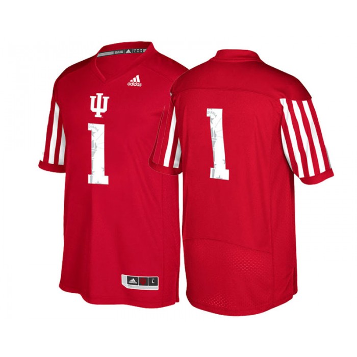 #1 Male Indiana Hoosiers Crimson New Season Special Game Football Jersey