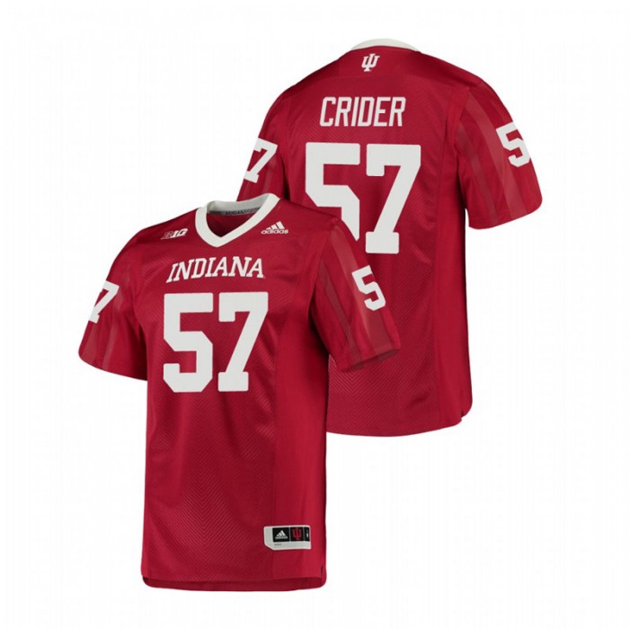 Harry Crider Indiana Hoosiers College Football Game Crimson Jersey For Men