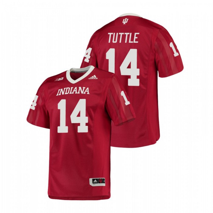 Jack Tuttle Indiana Hoosiers College Football Game Crimson Jersey For Men