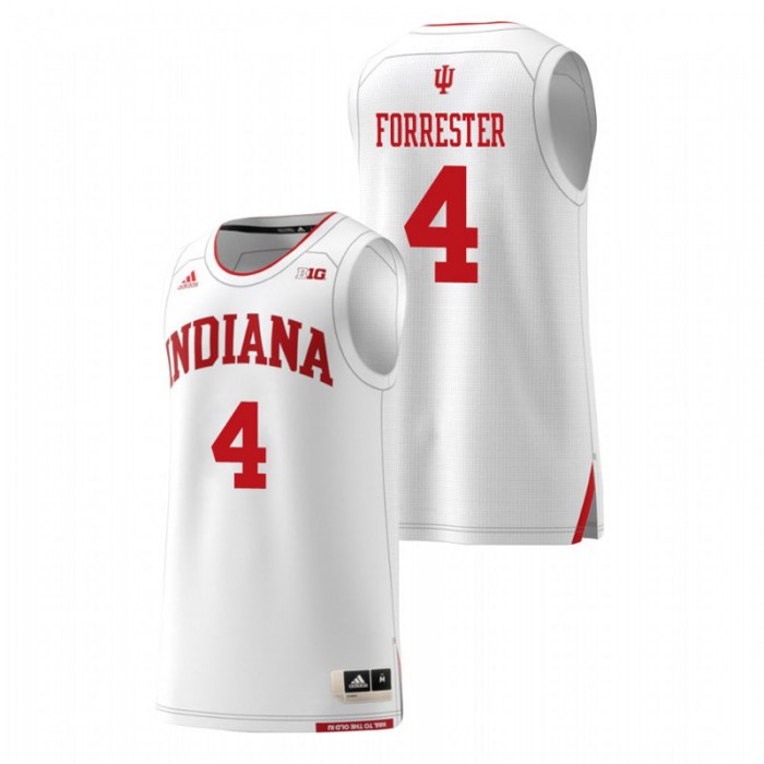 Indiana Hoosiers College Basketball White Jake Forrester Replica Jersey For Men