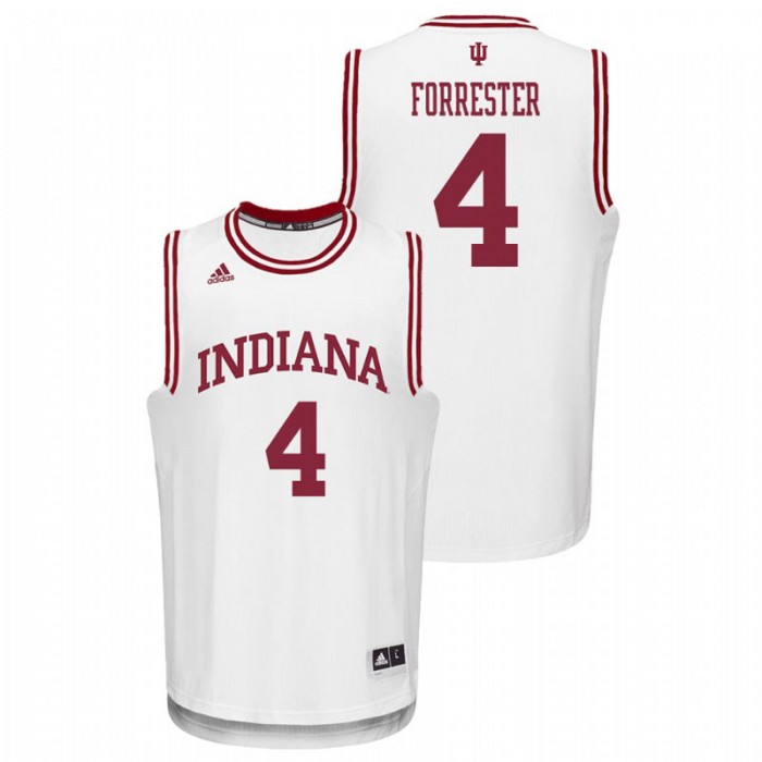 Indiana Hoosiers College Basketball White Jake Forrester Replica Jersey For Men